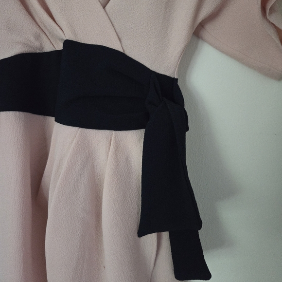 ASOS Closet London Light Pink Kimono Mini Dress Size 4 - Picture 2 of 5